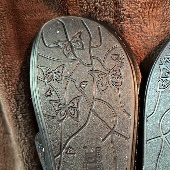 ALGERIA Pen-780-X Black and Silver Sandal Sz 40 (9.5-10) - Picture 11 of 13